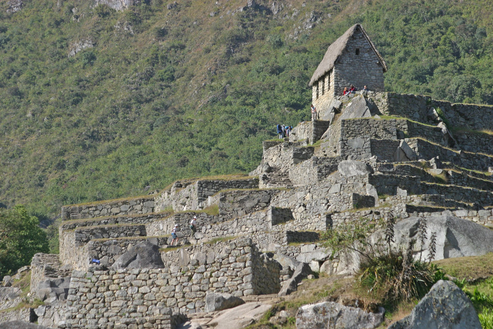 Opsynsmandens hus på Machu Picchu