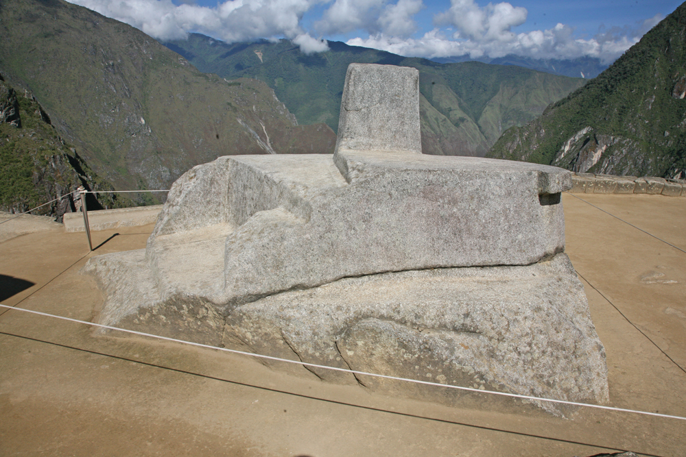 Solstenen på Machu Picchu