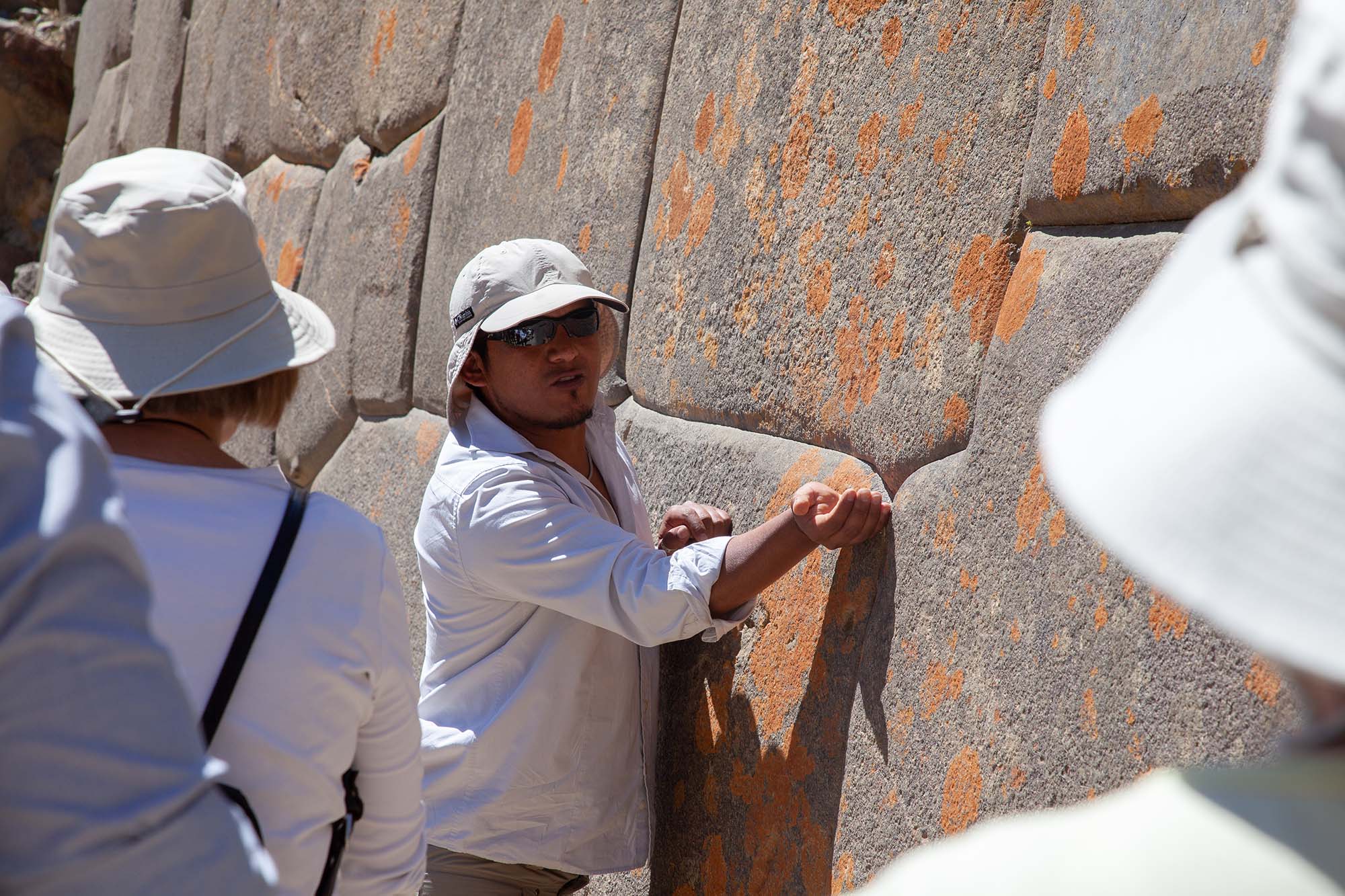På templet ved Ollantaytambo er noget af det fineste stenarbejde i inkariget.