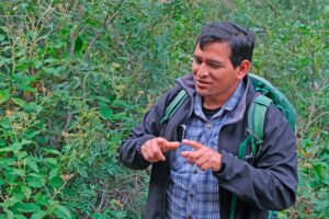 Christian Peña er i Peru leder af projekt 1 % til Fællesskabet.