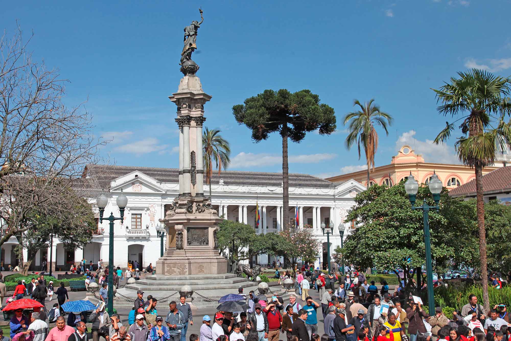 Ecuador Quito Plaza Grande 1 Plaza Grande i Quitos historiske centrum.