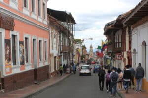 Kvarteret Candelaria i Bogotá.